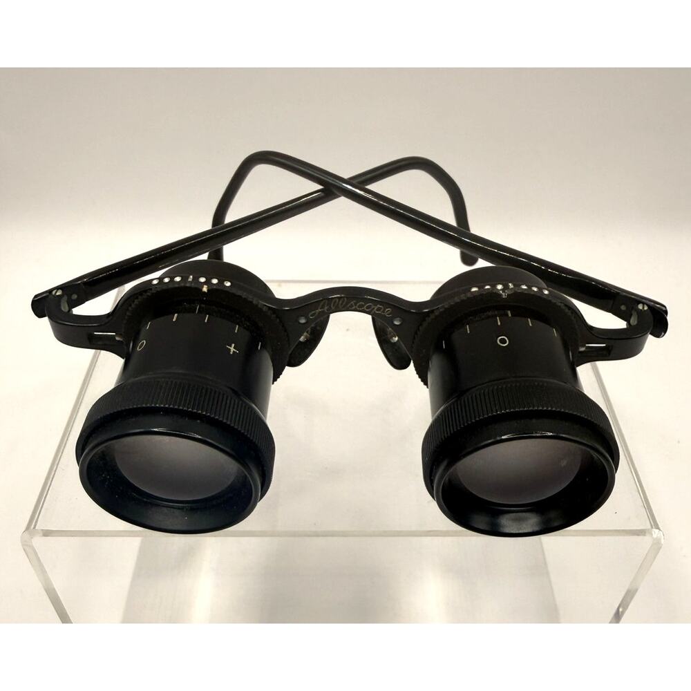 Vintage Wollensak Allscope Binocular Glasses